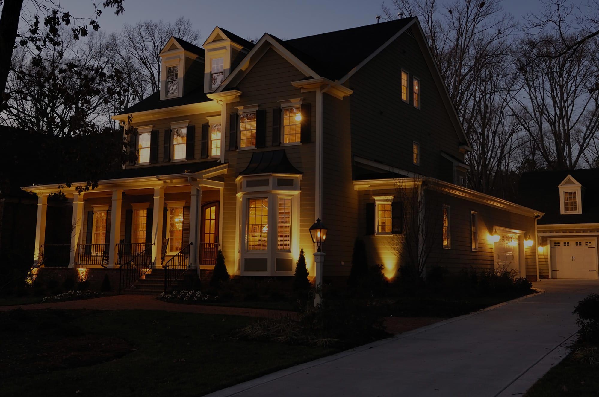 House With Lighting
