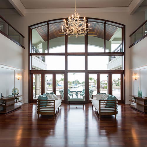 Home On A Beautiful Living Room